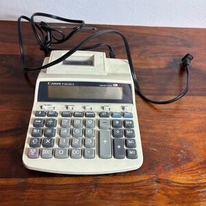 Canon P100-DH II Desktop Printing Calculator Adding Machine 12-Digit